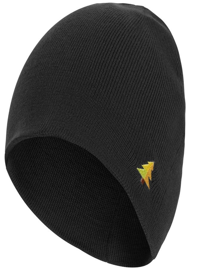 Donfri 100% Merino Wool Beanie Hats Men Women Winter Warm Hat Skull Cap Beanie Gift (US, Alpha, One Size, Black) - Image 1